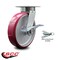 Service Caster 8 Inch Kingpinless Poly on Aluminum Wheel Caster with Brake and Swivel Lock SCC SCC-KP30S820-PAR-SLB-BSL - alternate 6